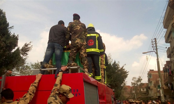 بالصور.. تشييع جنازة شهيد العملية الشاملة بسيناء بمسقط رأسه ببنها