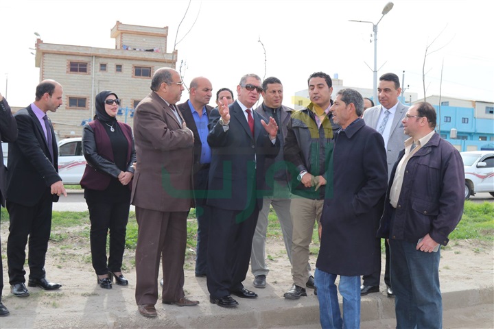 بالصور.. محافظ كفرالشيخ يطلق إنشاء المرحلة الثالثة من كورنيش بحيرة البرلس بتكلفة 20 مليون جنيه