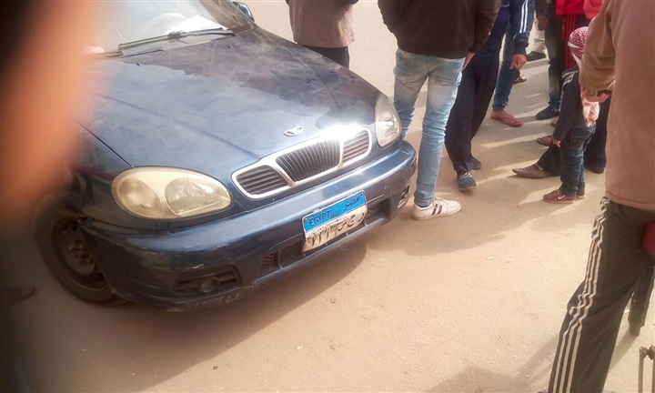إصابة شخص إثر اصطدامه بسيارة فى بنها  