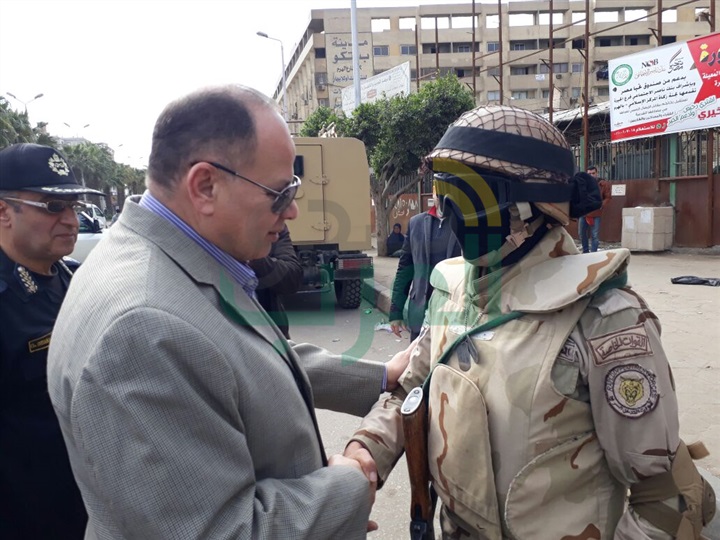 مدير أمن الجيزة يتفقد المنطقة الآثرية ويؤكد على الدور الفعال لقوات الجيش والشرطة فى حماية الوطن