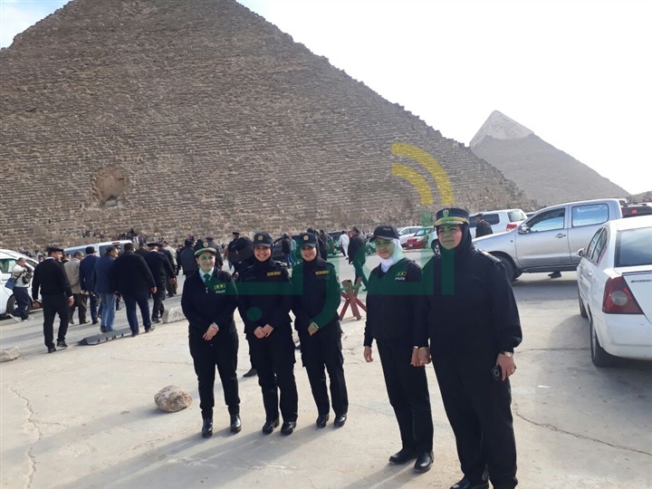 مدير أمن الجيزة يتفقد المنطقة الآثرية ويؤكد على الدور الفعال لقوات الجيش والشرطة فى حماية الوطن