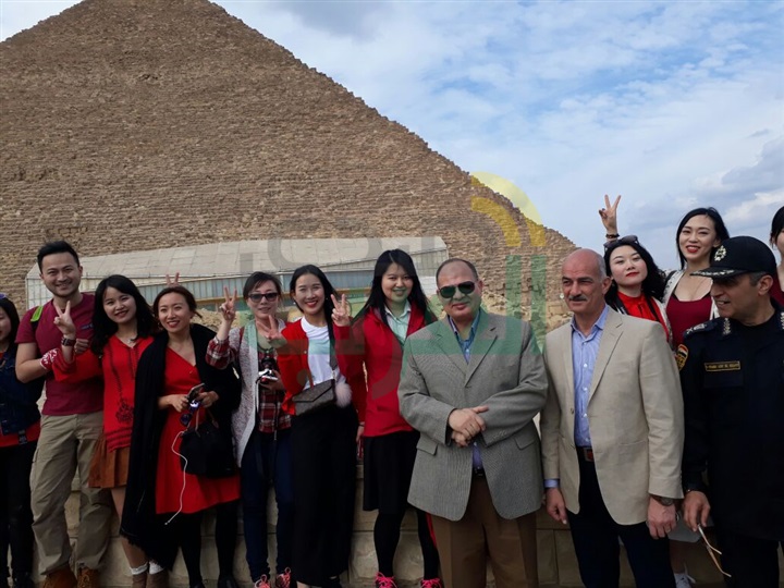 مدير أمن الجيزة يتفقد المنطقة الآثرية ويؤكد على الدور الفعال لقوات الجيش والشرطة فى حماية الوطن