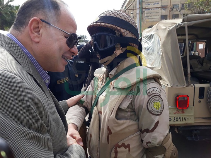 مدير أمن الجيزة يتفقد المنطقة الآثرية ويؤكد على الدور الفعال لقوات الجيش والشرطة فى حماية الوطن