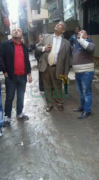 جولة ميدانية لرئيس حي لجمرك لتنفيذ قرارات هدم البناء المخالف