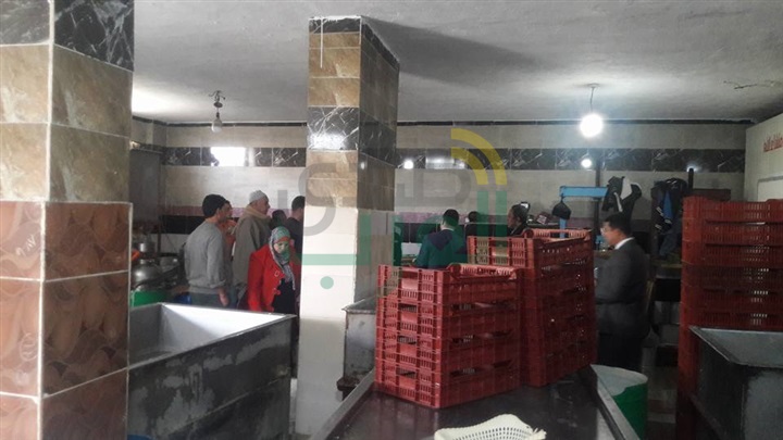 بالصور.. ضبط 235 جوال ملح فاسد وطن جبنة مجهولة المصدر بكفر الشيخ