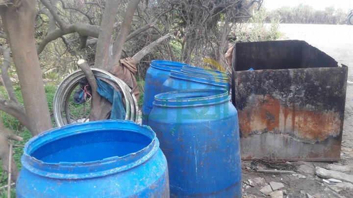 بالصور.. ضبط 235 جوال ملح فاسد وطن جبنة مجهولة المصدر بكفر الشيخ