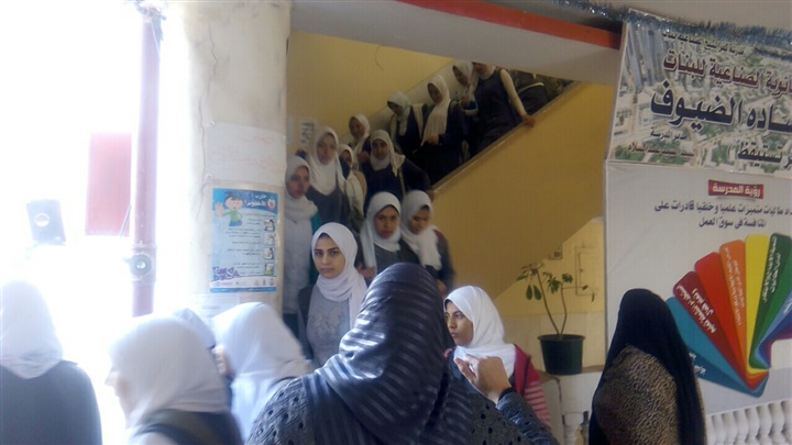 بالصور والفيديو..تعليم كفر الشيخ ينفذ خطة إخلاء مدرسة لمواجهة الكوارث