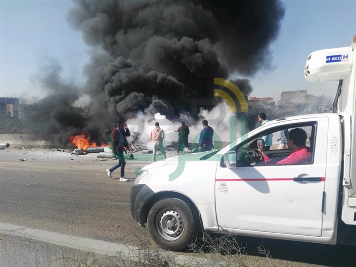 بالصور.. التفاصيل الكاملة لتفحم أتوبيس الإسكندرية