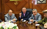 محافظ كفر الشيخ ومدير الأمن يعلنان الحرب ضد مغتصبي أراضي الدولة 