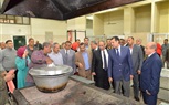 محافظ أسيوط يتفقد مبنى المطعم المركزي بجامعة أسيوط