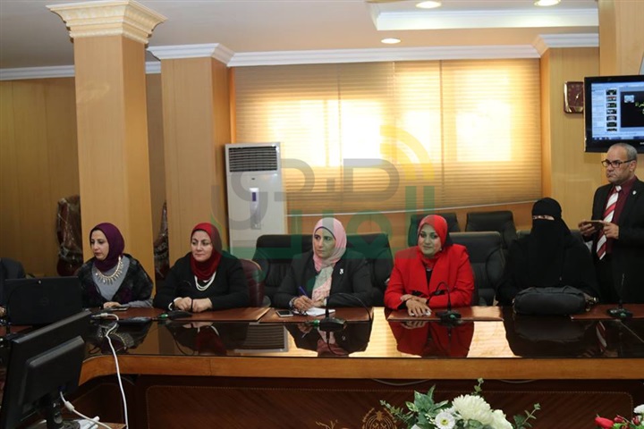 بالفيديو والصور.."قومي المرأة" بكفر الشيخ يعرض انجازات مبادرة " قرية منتجة "