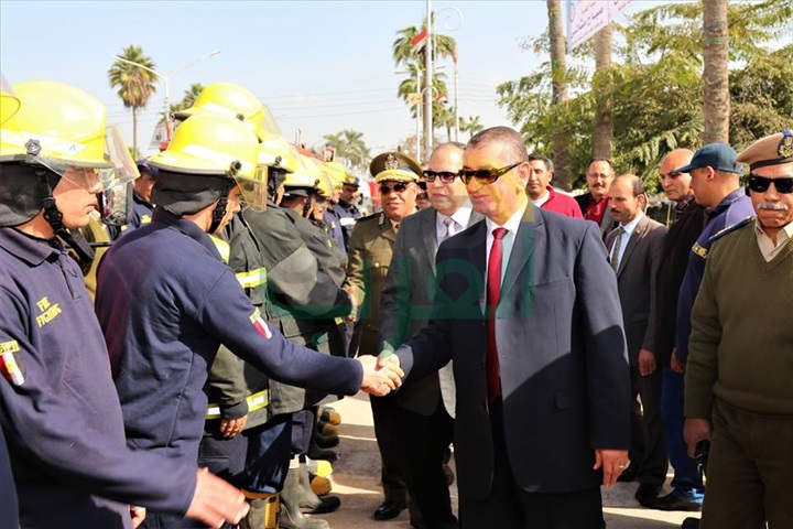 بالفيديو والصور..محافظ كفر الشيخ ومدير الأمن يشهدان الإحتفال باليوم العالمي للحماية المدنية