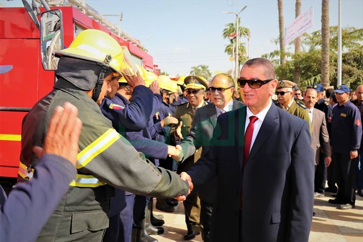 بالفيديو والصور..محافظ كفر الشيخ ومدير الأمن يشهدان الإحتفال باليوم العالمي للحماية المدنية