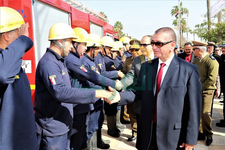 بالفيديو والصور..محافظ كفر الشيخ ومدير الأمن يشهدان الإحتفال باليوم العالمي للحماية المدنية