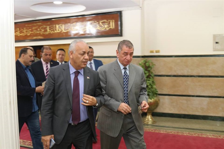 محافظ كفر الشيخ يستقبل الكاتب الصحفي مصطفى بكري