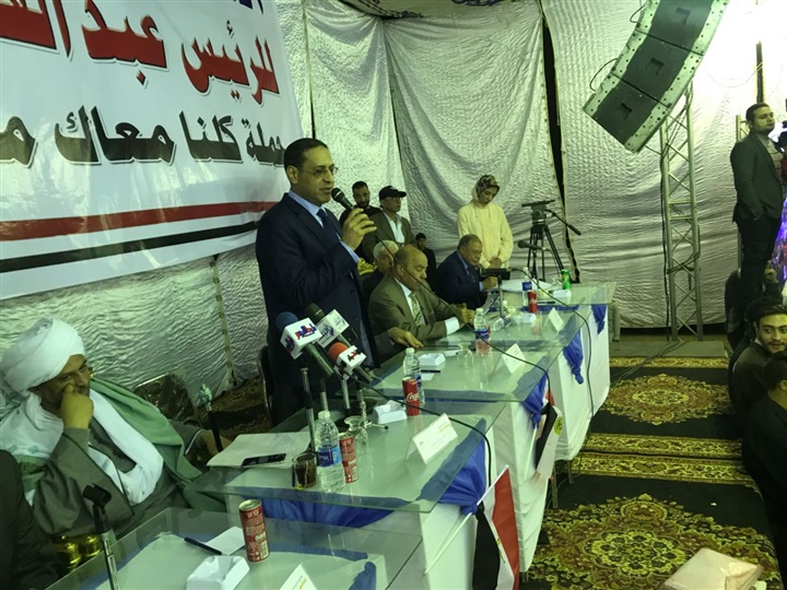 مؤتمر جماهيري حاشد بحي شرق شبرا الخيمة لدعم المشاركة فى الانتخابات الرئاسية