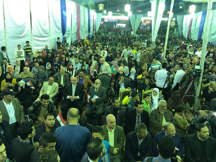 مؤتمر جماهيري حاشد بحي شرق شبرا الخيمة لدعم المشاركة فى الانتخابات الرئاسية