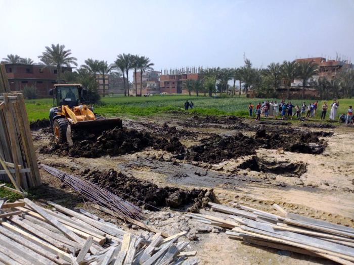 إزالات فورية لـ220 حالة تعدي بالبناء المخالف على الأراضي الزراعية بالشرقية 