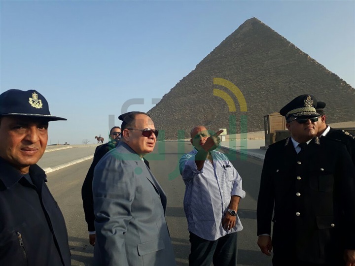 مدير أمن الجيزة يفاجىء خدمات تأمين المنطقة الآثرية ويستمع لشكاوى المواطنين