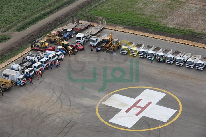 بالصور.. محافظ كفر الشيخ يشهد محاكاة مشروع "صقر 25" بمشاركة 135 معدة لمواجهة الكوارث 