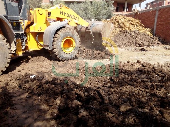 إزالة 25 حالة تعدى بالبناء المخالف على الأراضى الزراعية بالشرقية 