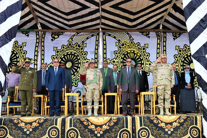 بالصور.. محافظ كفر الشيخ يشهد محاكاة مشروع "صقر 25" بمشاركة 135 معدة لمواجهة الكوارث 