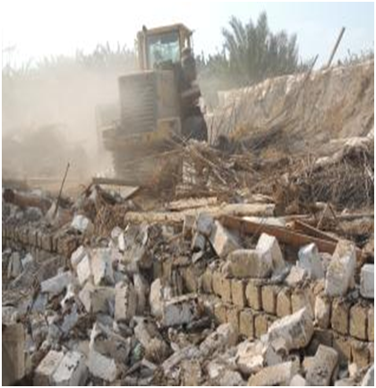 تنفيذ 19 قرار إزالة تعديات على نهر النيل والأراضي الزراعية بالجيزة