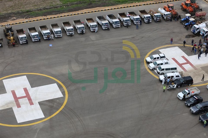 بالصور.. محافظ كفر الشيخ يشهد محاكاة مشروع "صقر 25" بمشاركة 135 معدة لمواجهة الكوارث 