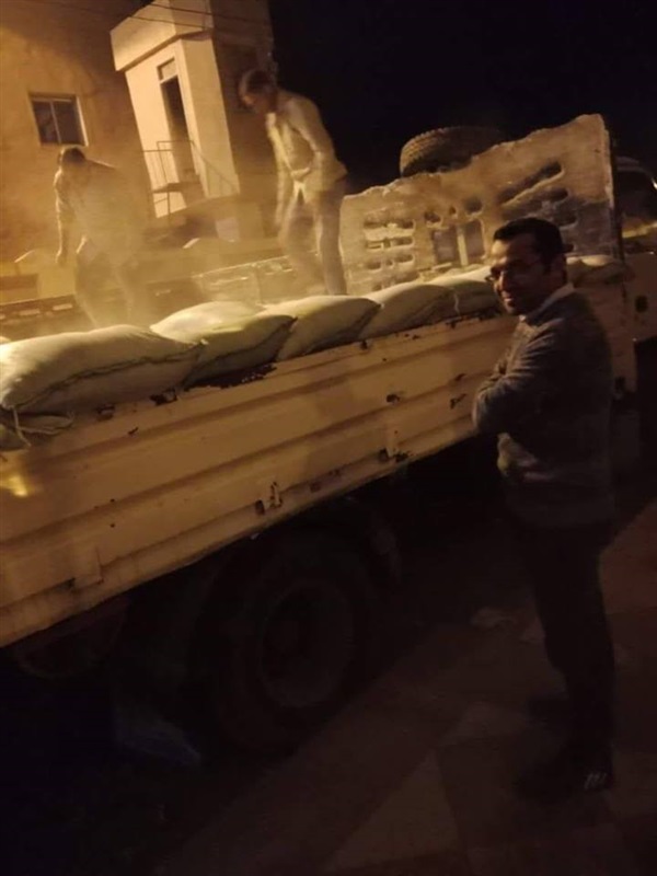 بالصور.. إحباط محاولة تهريب 8 طن دقيق بلدي مدعم بكفر الشيخ