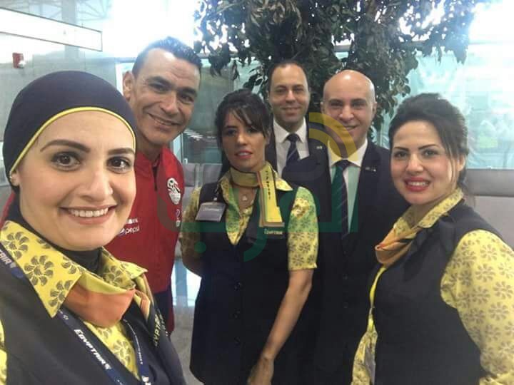 مصر للطيران تنقل المنتخب الي سويسرا في أول مشوار المونديال بروسيا 2018