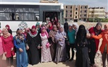 عمال المصانع والشركات بالعاشر من رمضان يشاركون فى الانتخابات الرئاسية 