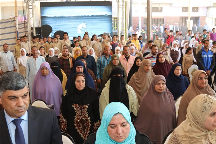 بالصور.. محافظ كفر الشيخ يطلق الحملة القومية لترشيد استهلاك المياه من قرية إسحاقة