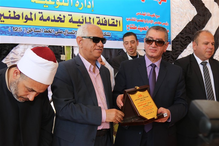 بالصور.. محافظ كفر الشيخ يطلق الحملة القومية لترشيد استهلاك المياه من قرية إسحاقة