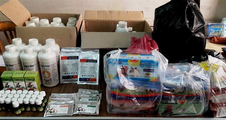 ضبط 240 عبوة أدوية بيطرية مخالفة و 4 مراكز لبيع وتداول الأدوية البيطرية بدون ترخيص بالشرقية 