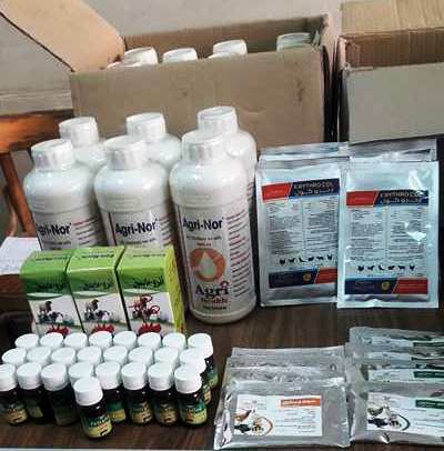 ضبط 240 عبوة أدوية بيطرية مخالفة و 4 مراكز لبيع وتداول الأدوية البيطرية بدون ترخيص بالشرقية 