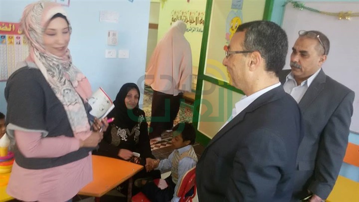 وكيل التعليم بالشرقية يتفقد روضة طارق علام لذوى الاحتياجات الخاصة 