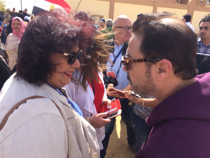 وزير الثقافة تدلى بصوتها فى الانتخابات الرئاسية وزير الثقافة تدلى بصوتها فى الانتخابات الرئاسية