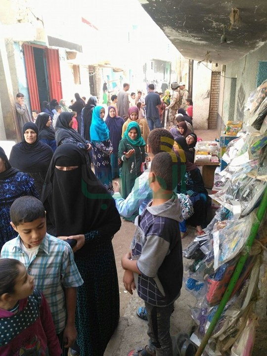 بالصور.. إقبال كثيف على لجان مثلث الرعب بالقليوبية 