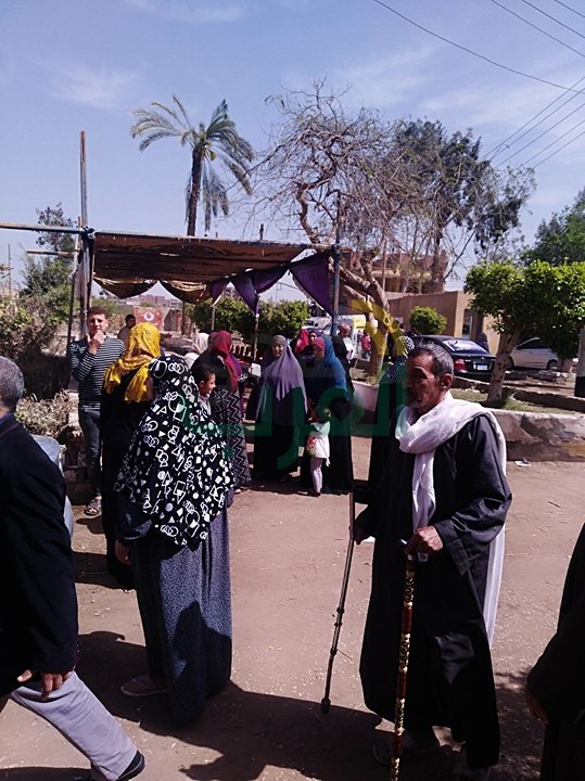 بالصور.. إقبال كثيف على لجان مثلث الرعب بالقليوبية 