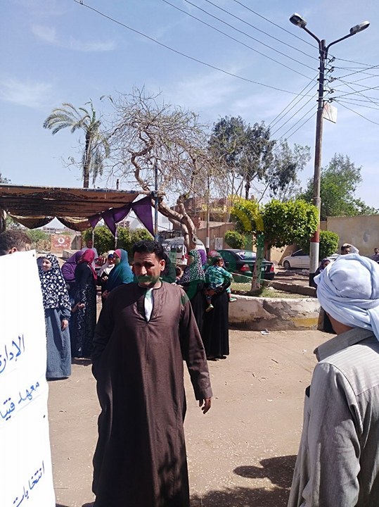بالصور.. إقبال كثيف على لجان مثلث الرعب بالقليوبية 