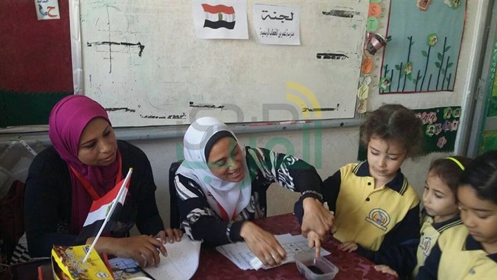 أطفال تعليم القاهرة تنظم محاكاه الانتخابات الرئاسية