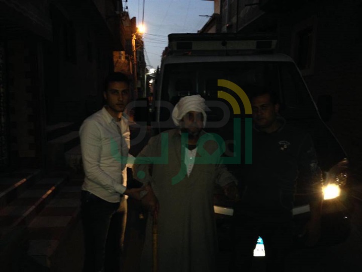 أمن كفر الشيخ يستجيب لنداء "مسن" للادلاء بصوته في الانتخابات ببيلا