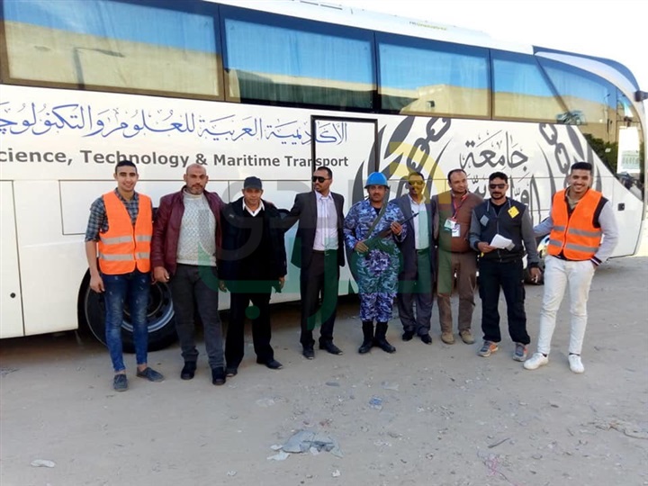الأكاديمية العربية توفر "أتوبيسات" لنقل المواطنين للجان الإنتخابية