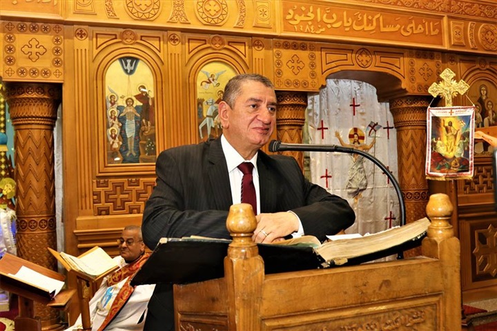 بالفيديو.. محافظ كفر الشيخ ومدير الأمن يهنئان الأقباط بعيد القيامة