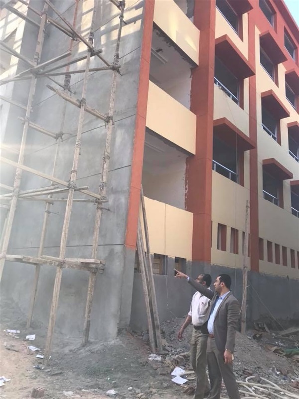 بالصور قرب الانتهاء من المبني الجديد بمدرسة المرج الثانوية بتكلفة ٤مليون