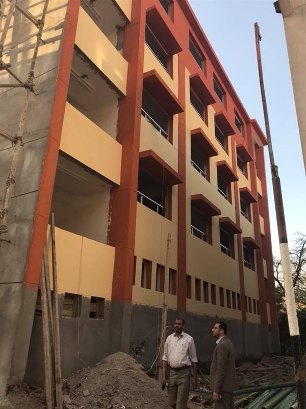 بالصور قرب الانتهاء من المبني الجديد بمدرسة المرج الثانوية بتكلفة ٤مليون