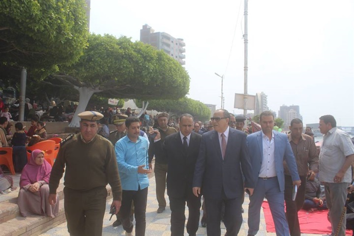  بالصور.. مدير أمن كفر الشيخ يتفقد الحدائق والمنتزهات والمراكب النيلية