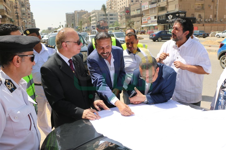 بالصور.. محافظ القاهرة يتفقد أعمال تطوير ميدان سراي القبة ومحور عباس العقاد