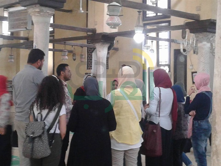 بالصور...وفد جامعة القاهرة يزور المعالم السياحية والآثرية بفوة