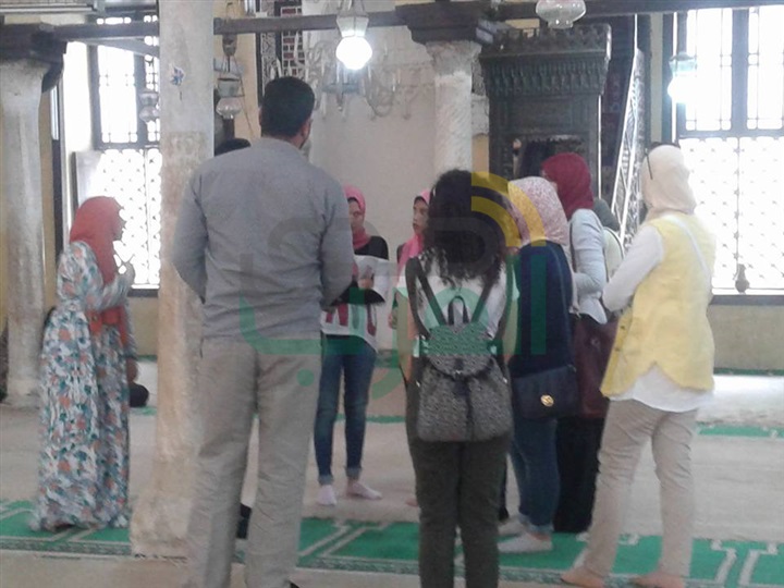 بالصور...وفد جامعة القاهرة يزور المعالم السياحية والآثرية بفوة